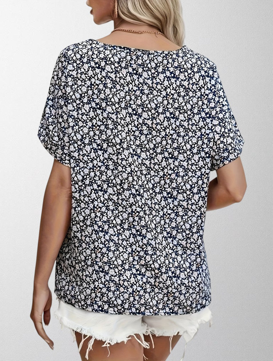 Olivia | Floral Button Blouse