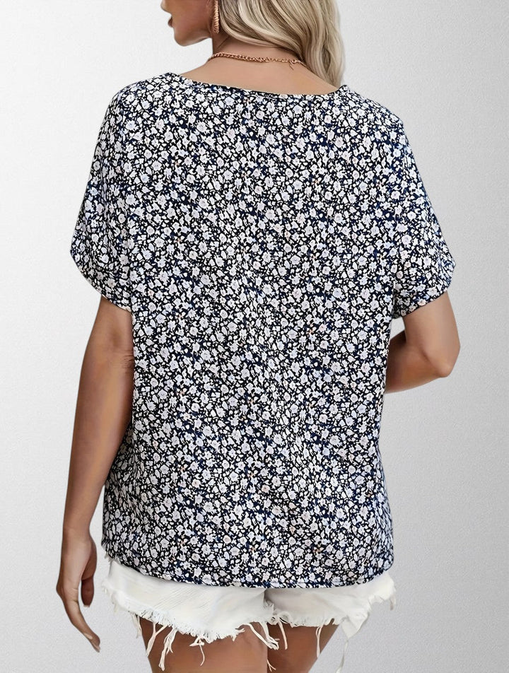 Olivia | Floral Button Blouse
