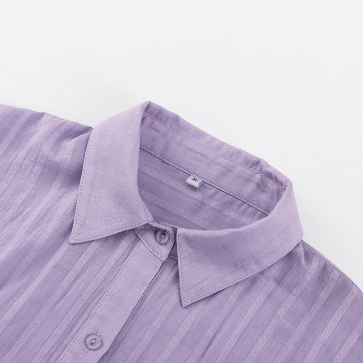 Viola | Button Up Shorts Set