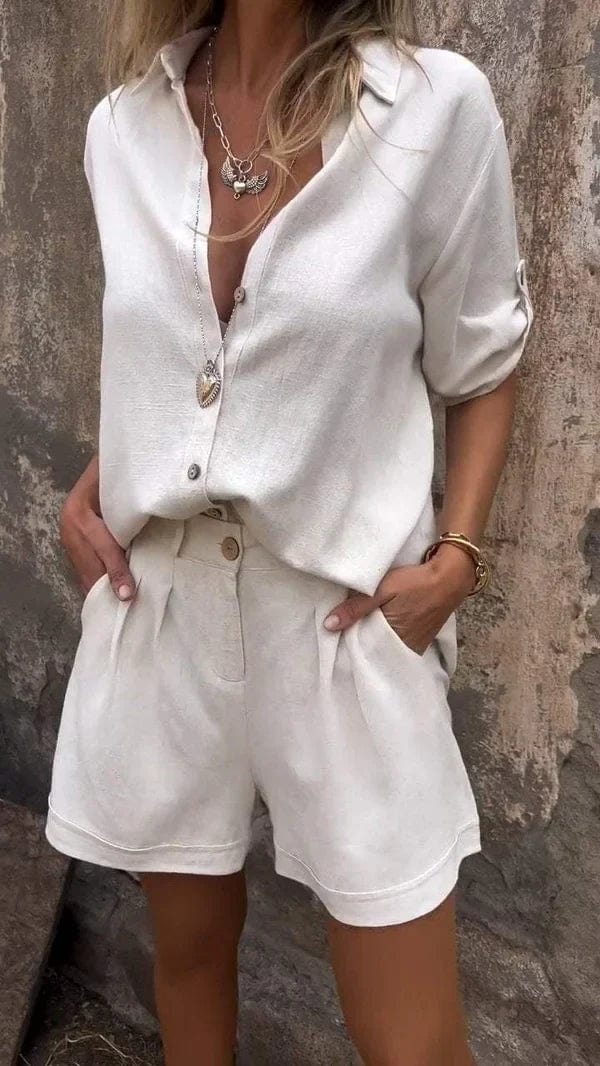 Melda | Breezy Button Set