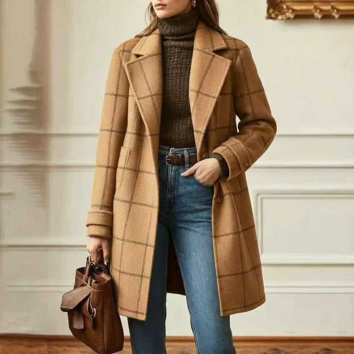 Cambridge | Wool Check Coat