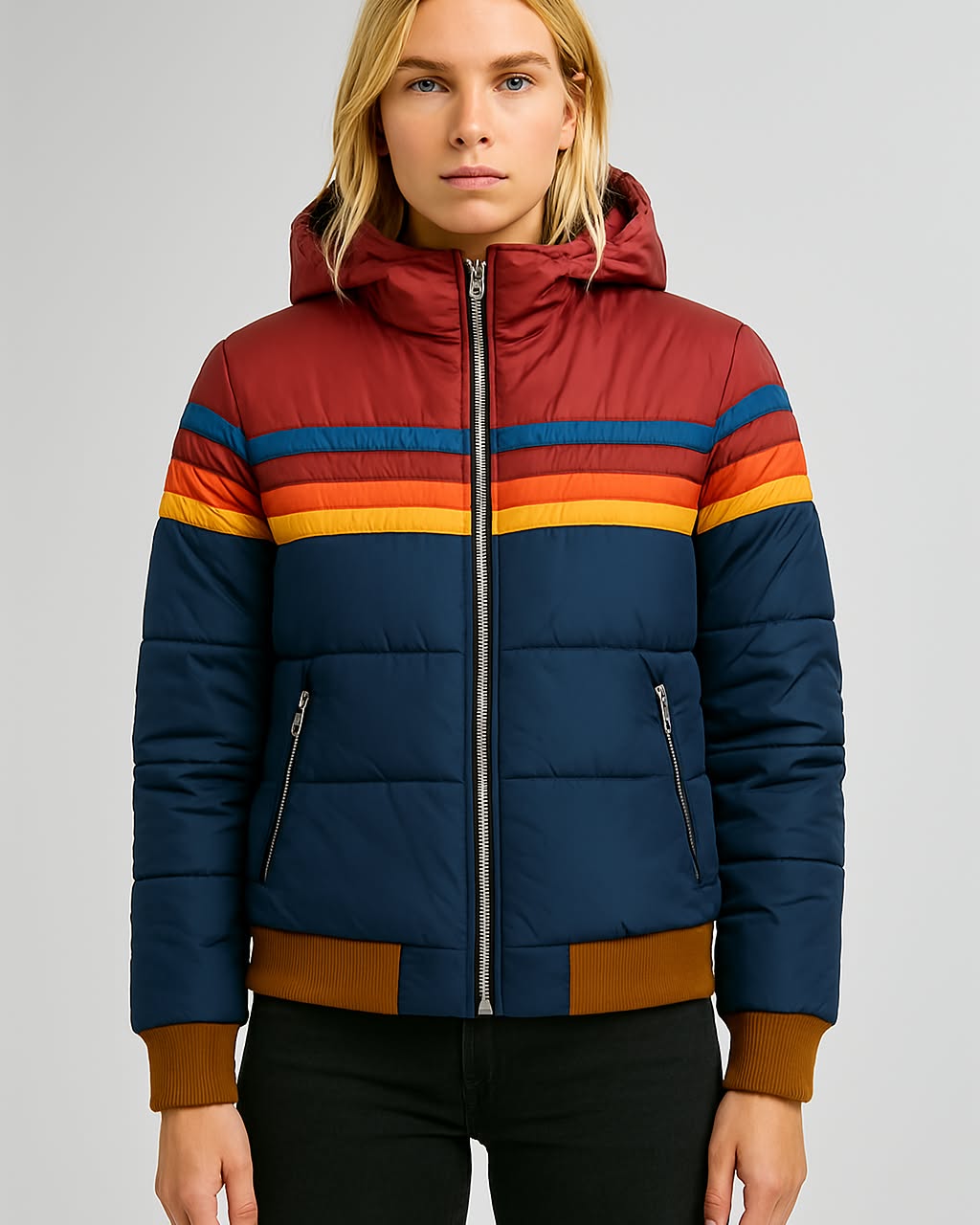 Avery - Quilted Hoodie