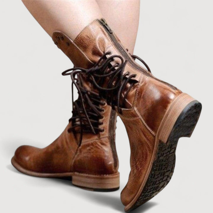 Maren | Western Lace-Up Boots