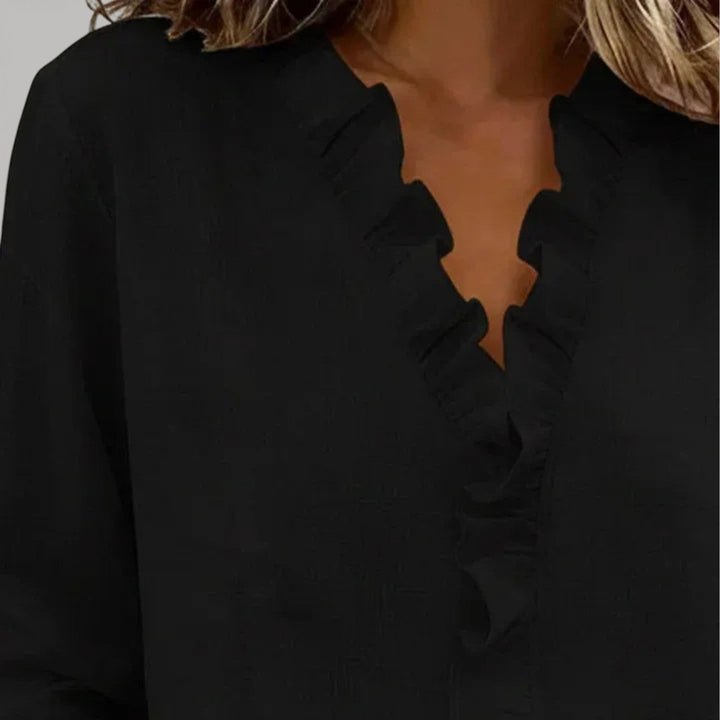 Cristine | Ruffle Detail Blouse
