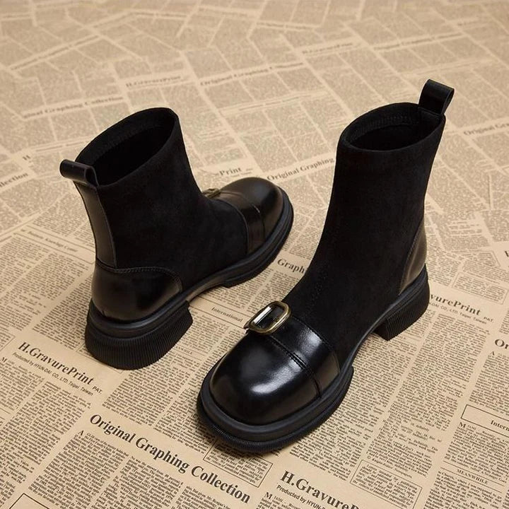 Scarlet | Buckle Ankle Boots