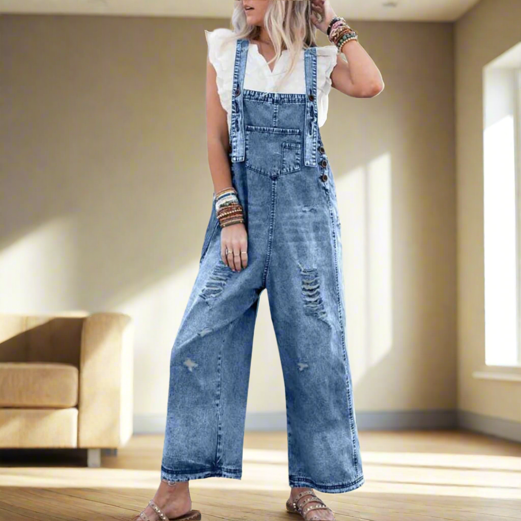 Carmelita | Vintage Wash Jumpsuit
