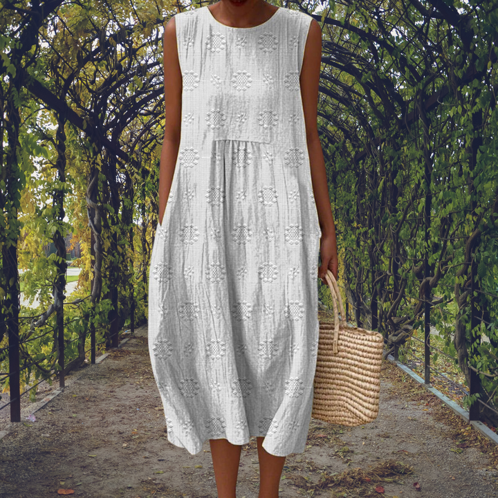Aikaterini | Sleeveless Pocket Dress