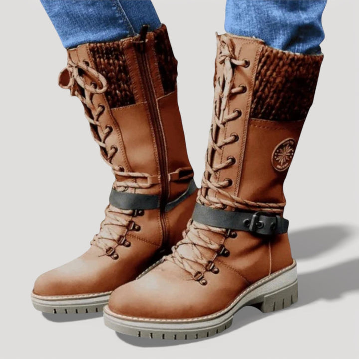 Farah | Lace-Up Winter Boots