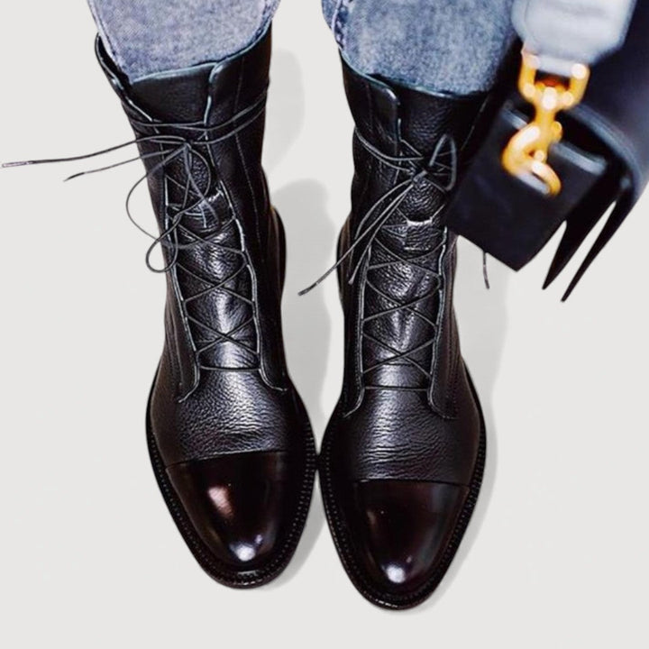 Elaine | Lace-Up Ankle Boots