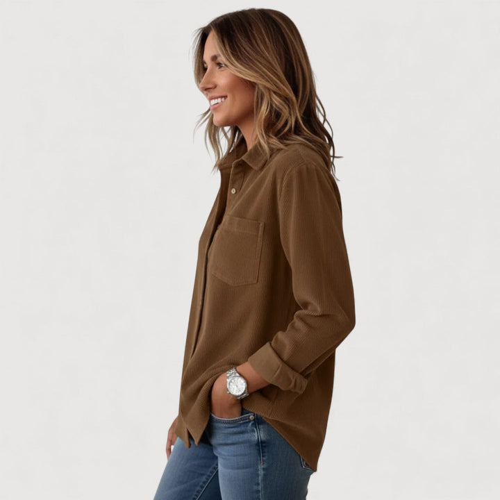 Jade | Corduroy Shirt