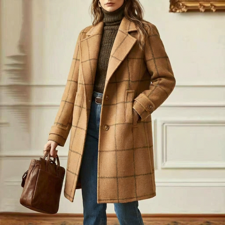 Cambridge | Wool Check Coat