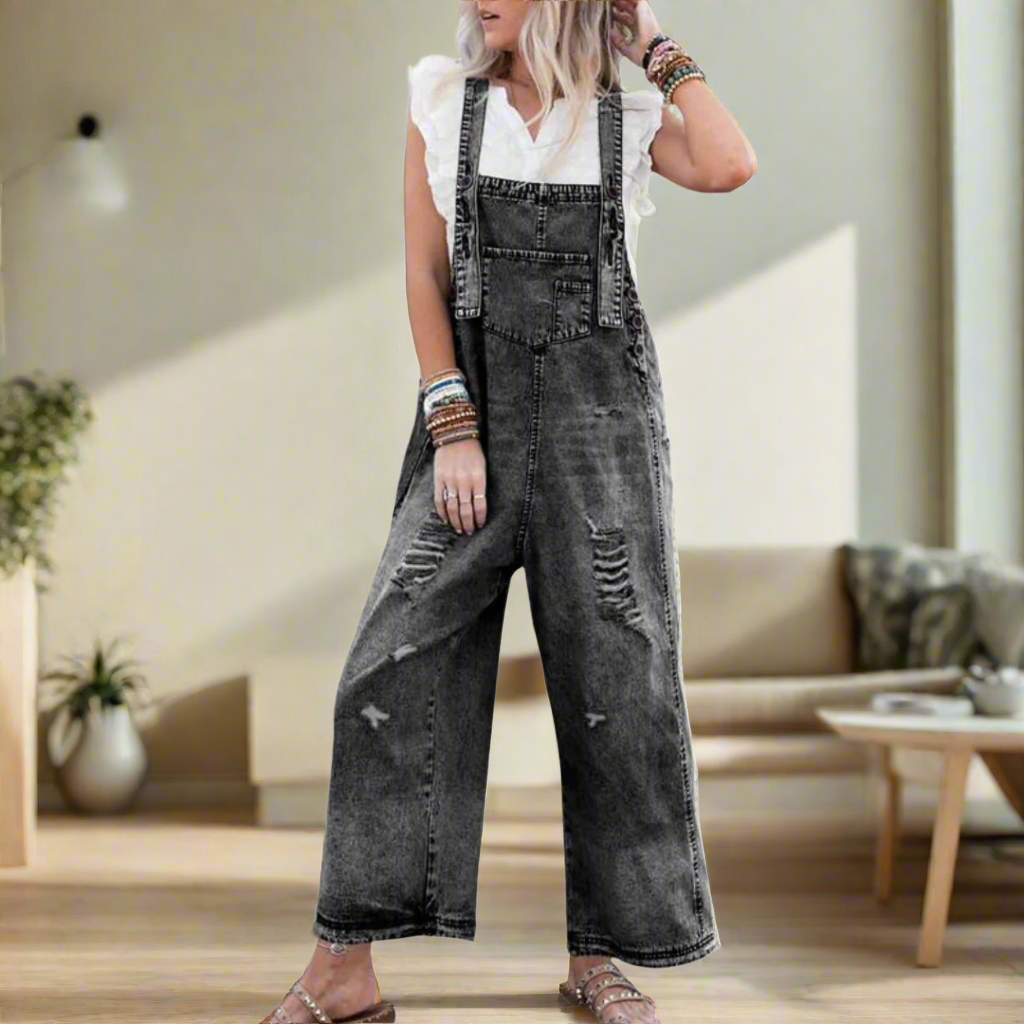 Carmelita | Vintage Wash Jumpsuit