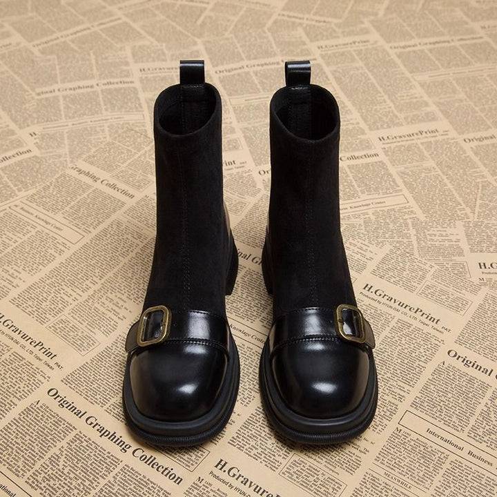 Scarlet | Buckle Ankle Boots
