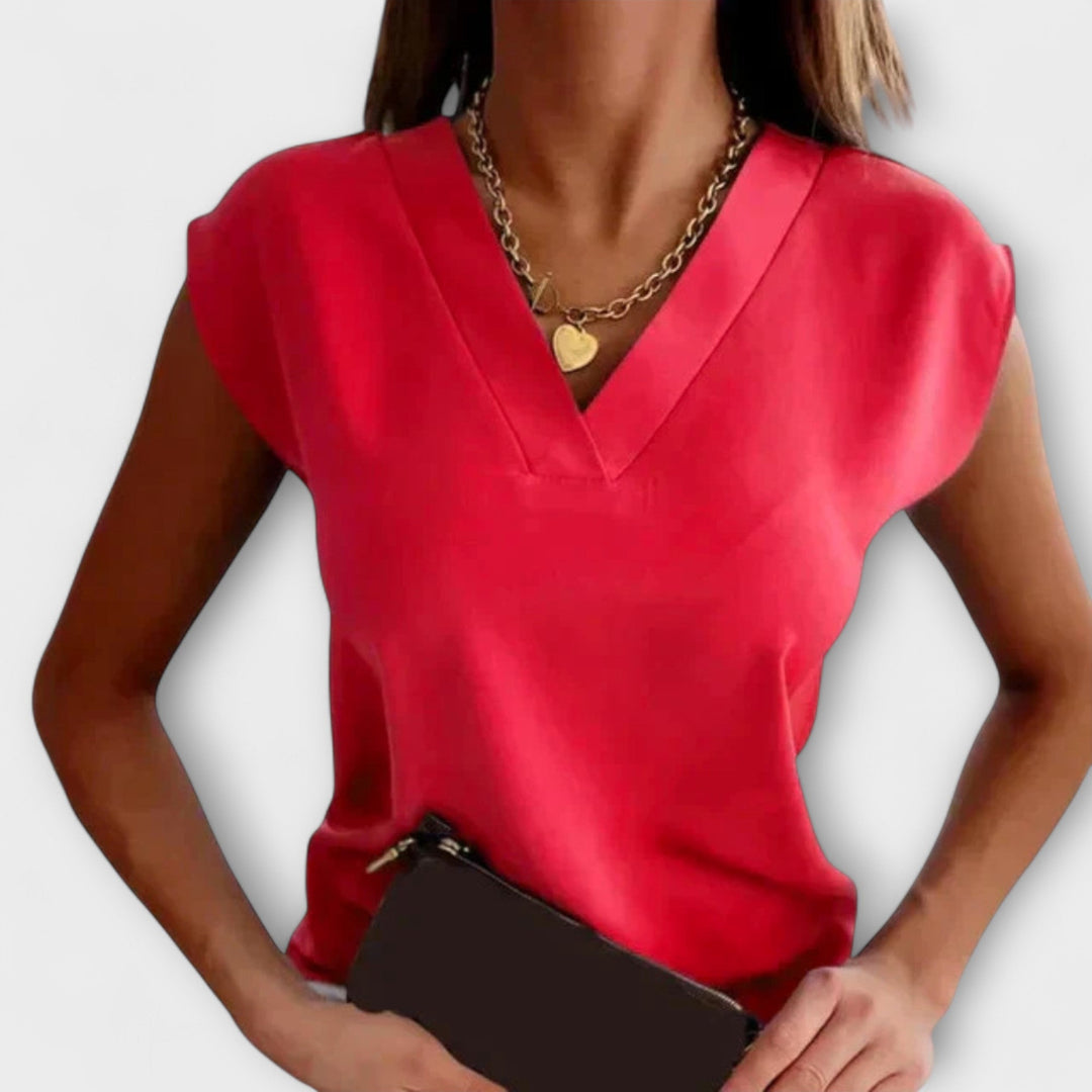 Seravine | V-Neck Summer Top