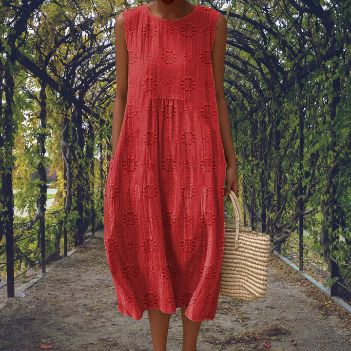 Aikaterini | Sleeveless Pocket Dress
