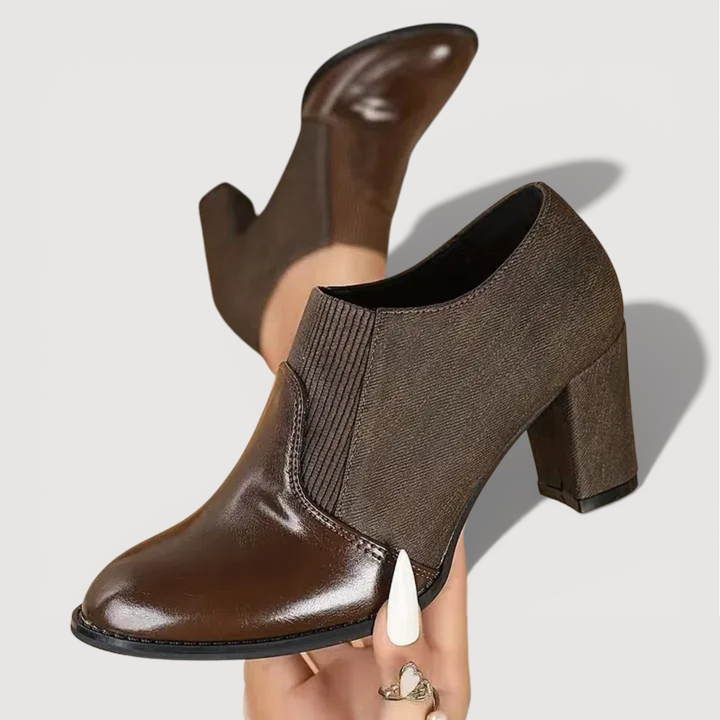 Crisilyn | Vintage Block Heel Boots