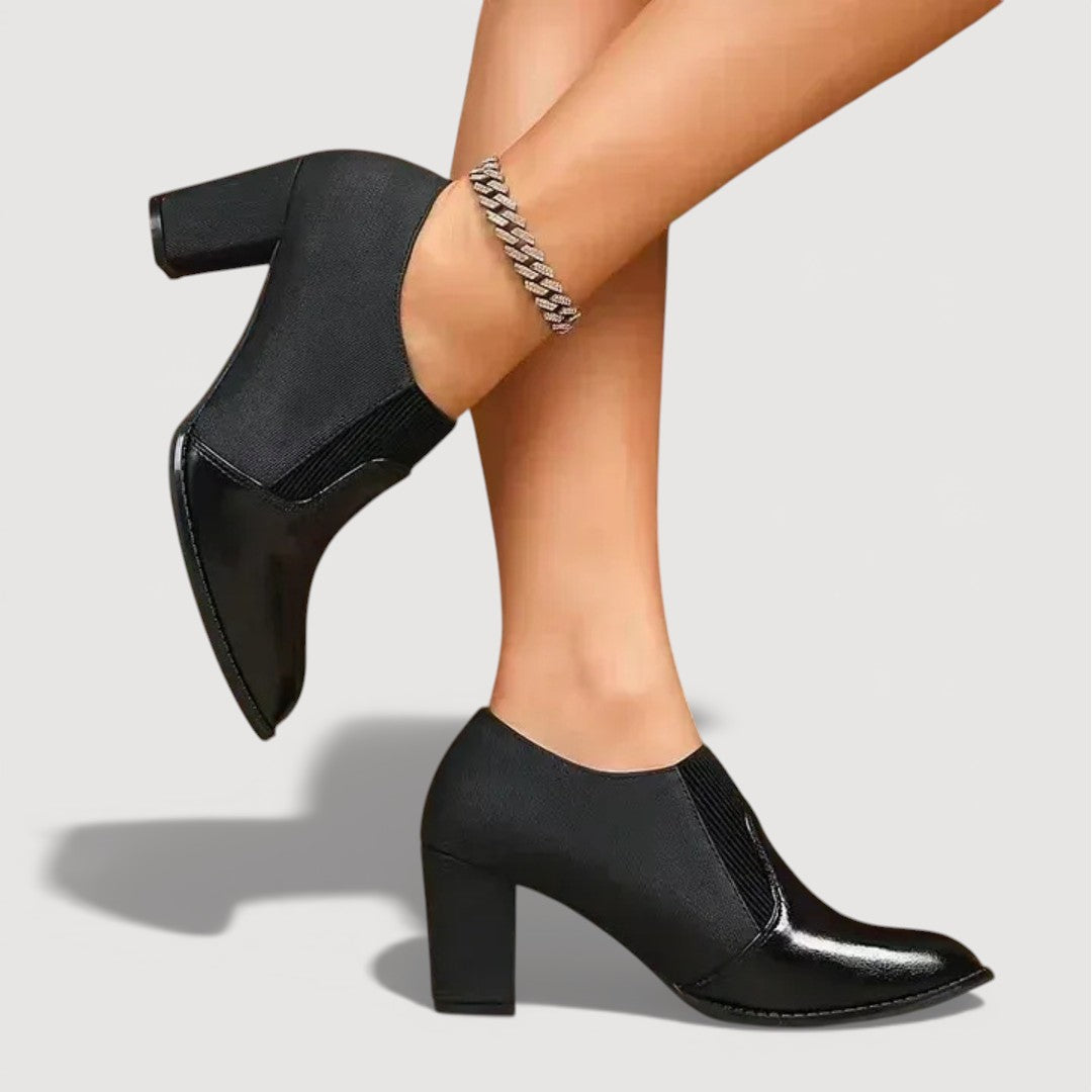 Crisilyn | Vintage Block Heel Boots