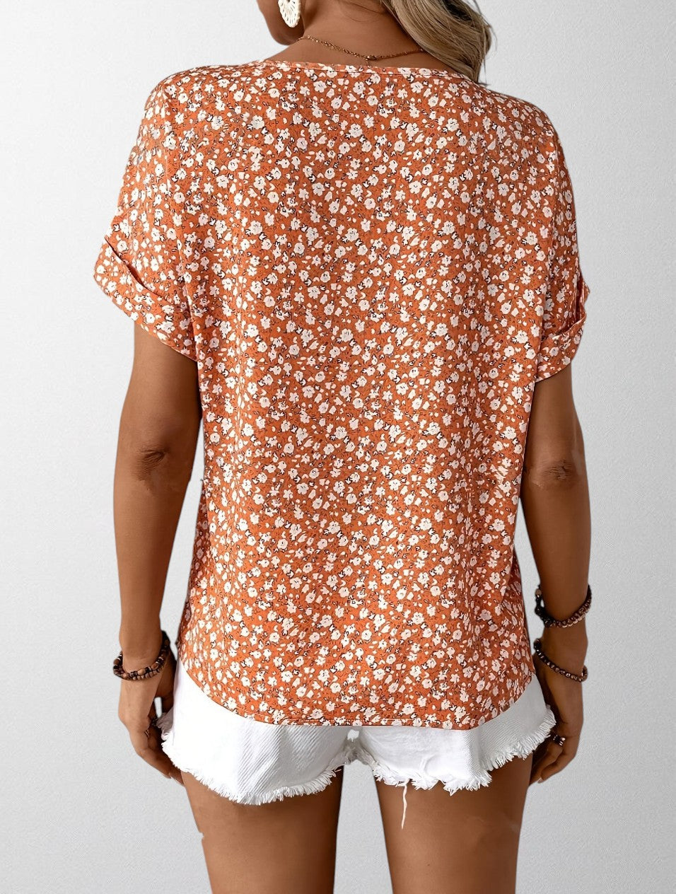 Hannah | Floral Button Blouse