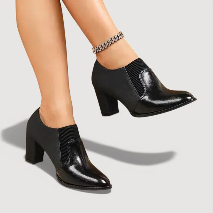 Crisilyn | Vintage Block Heel Boots