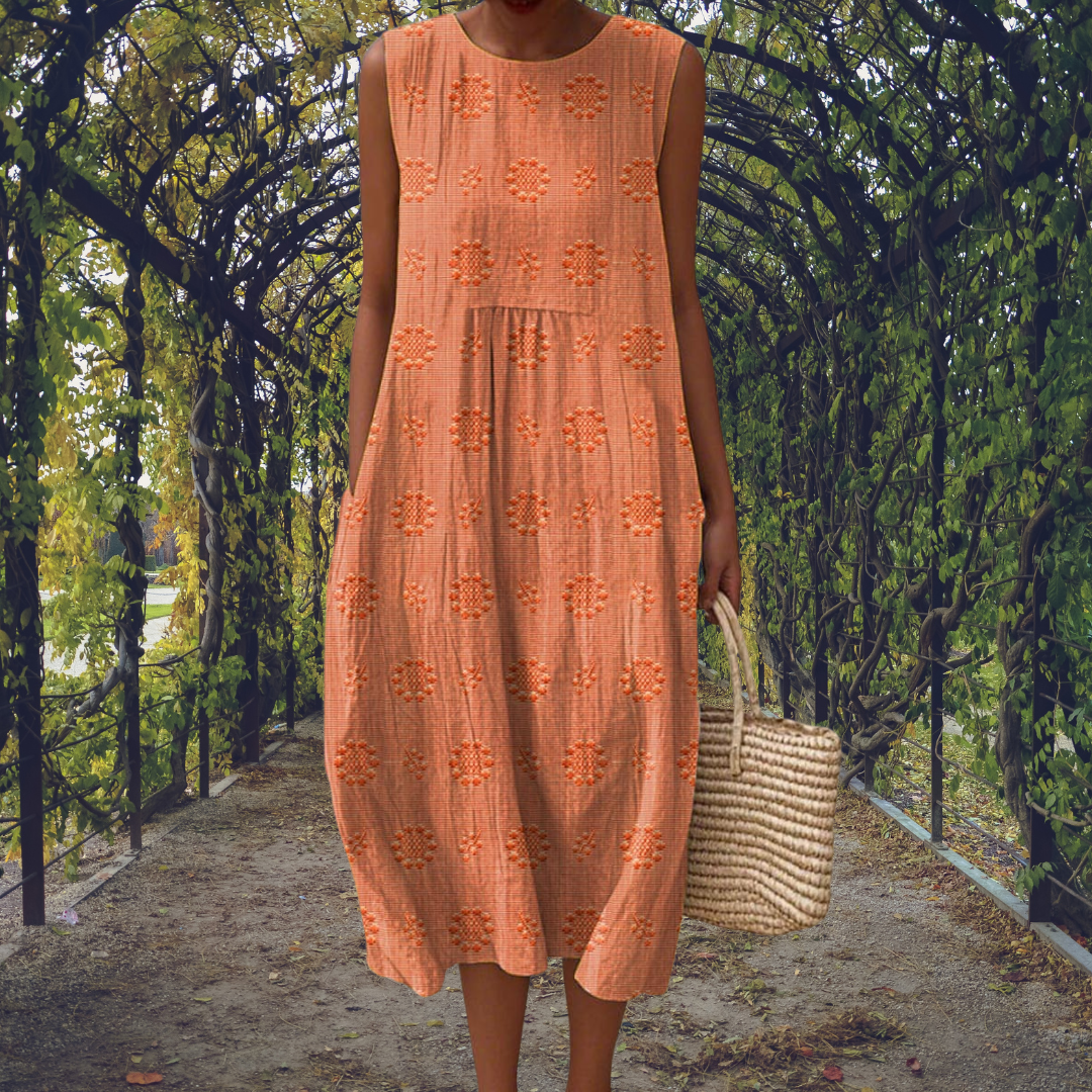 Aikaterini | Sleeveless Pocket Dress
