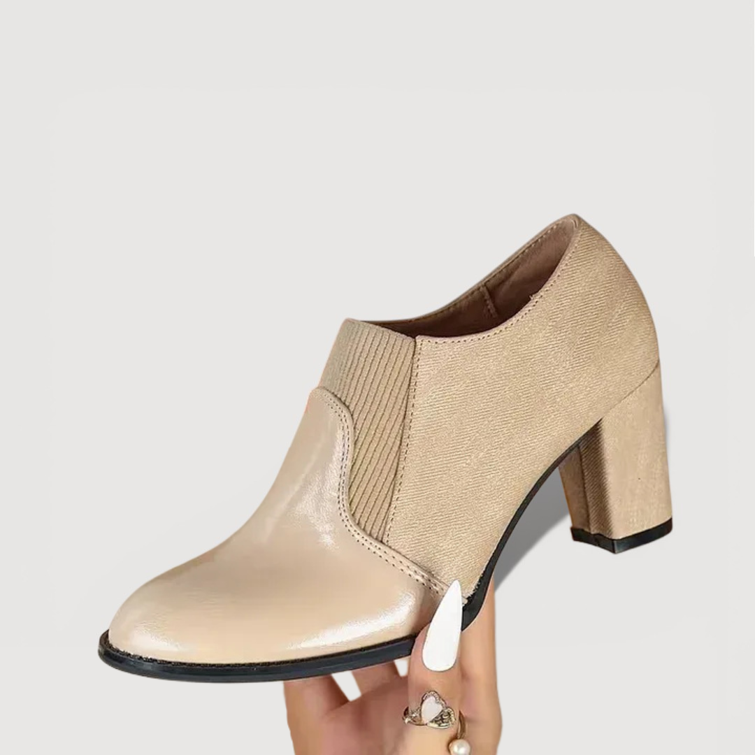 Crisilyn | Vintage Block Heel Boots