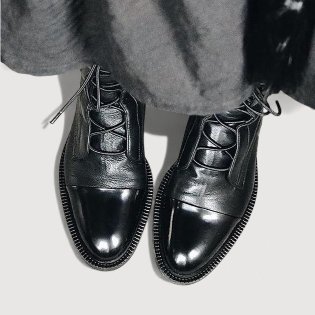 Elaine | Lace-Up Ankle Boots
