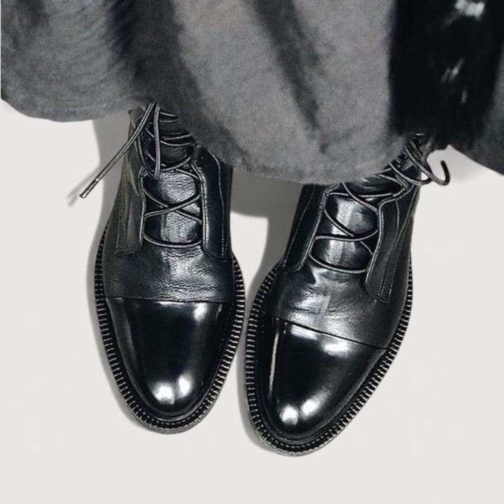 Elaine | Lace-Up Ankle Boots