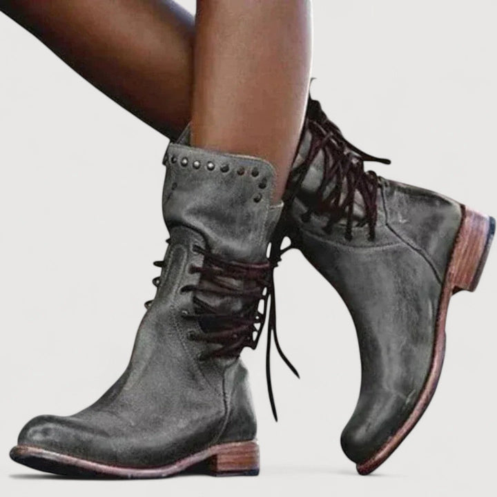 Maren | Western Lace-Up Boots