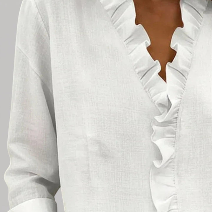 Cristine | Ruffle Detail Blouse