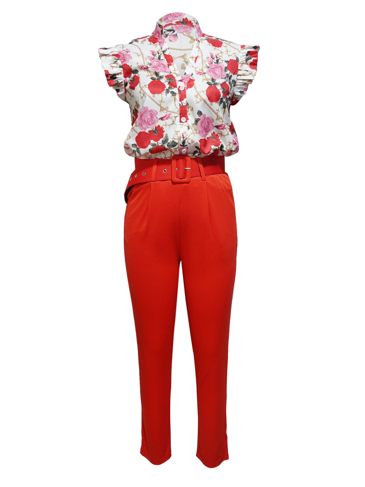 Florabel | Ruffle Sleeve Set