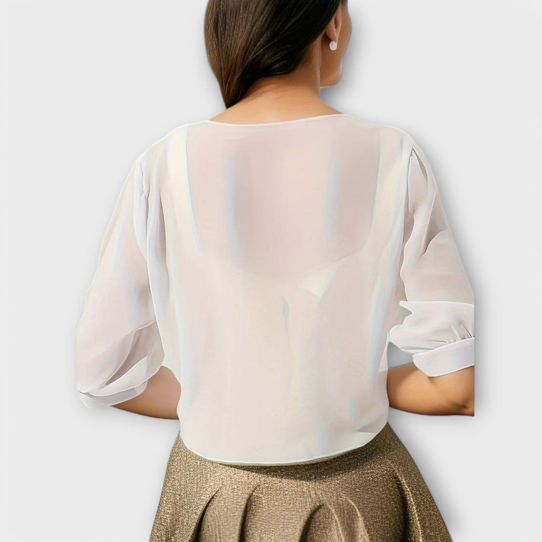 Olivia | Open Front Blouse