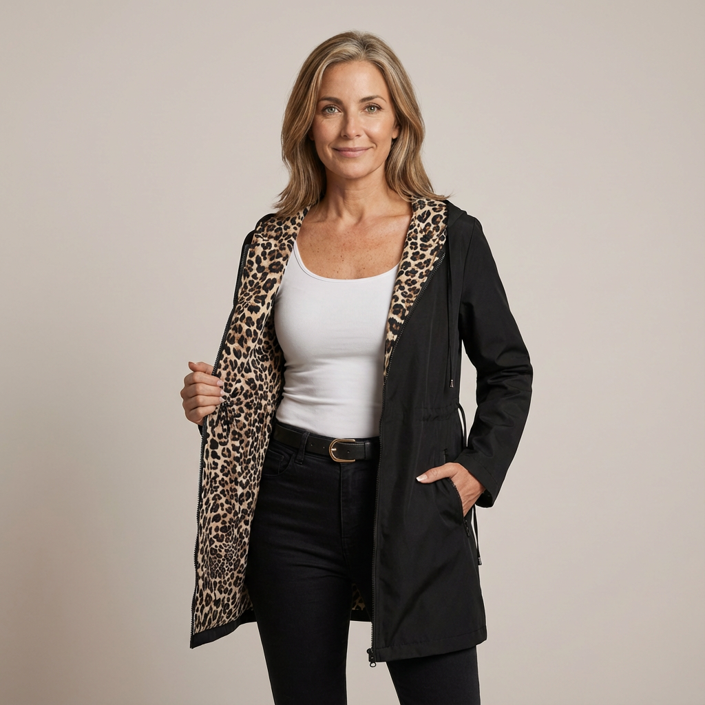 Sophia | Reversible Leopard Coat
