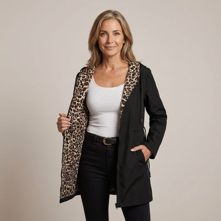 Sophia | Reversible Leopard Coat