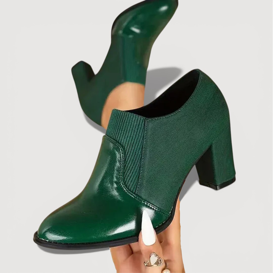 Crisilyn | Vintage Block Heel Boots