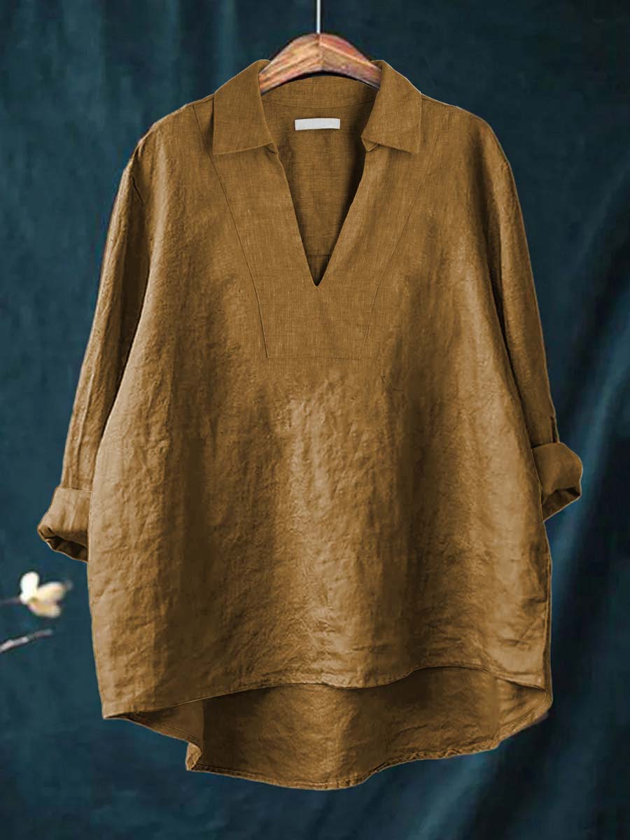 Maria Linen Blouse