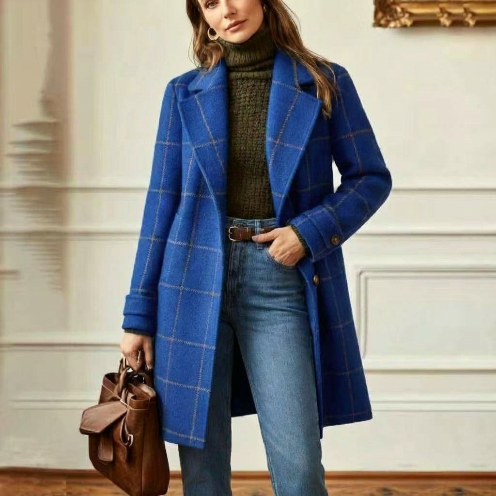 Cambridge | Wool Check Coat