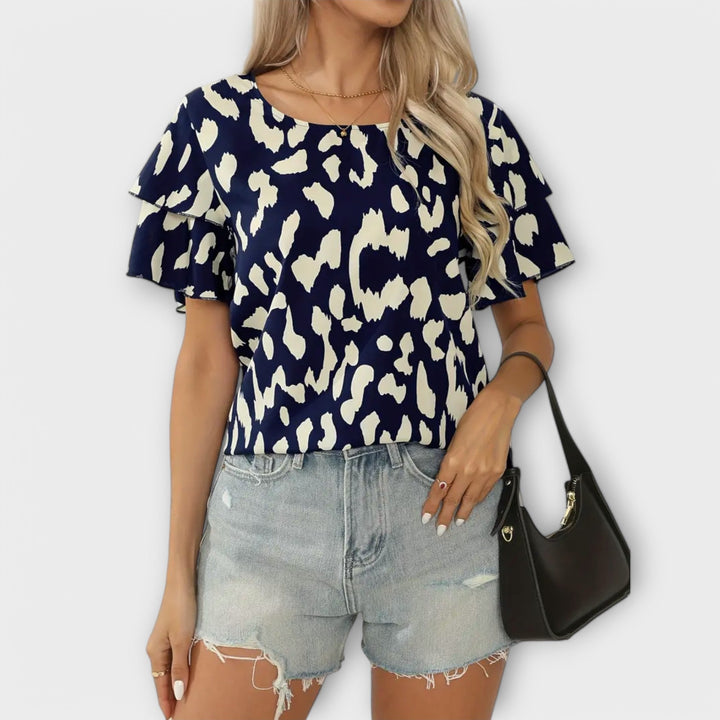 Evelyn | Round Neck Blouse