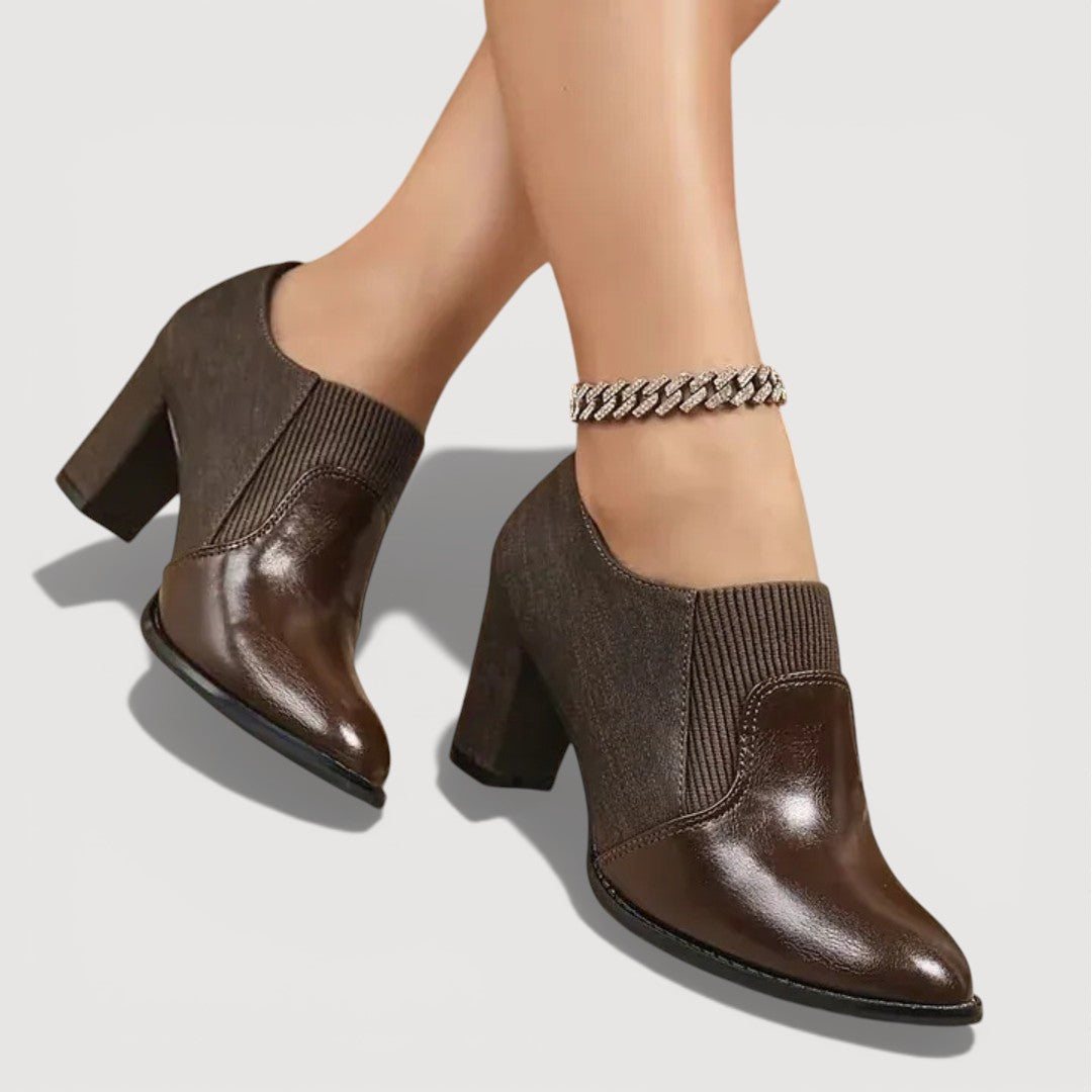 Crisilyn | Vintage Block Heel Boots