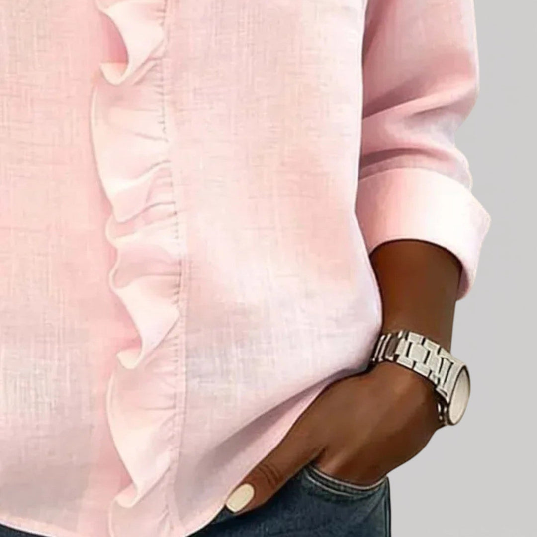 Cristine | Ruffle Detail Blouse