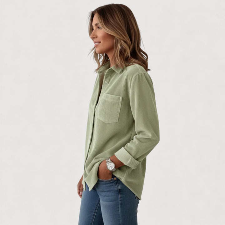 Jade | Corduroy Shirt