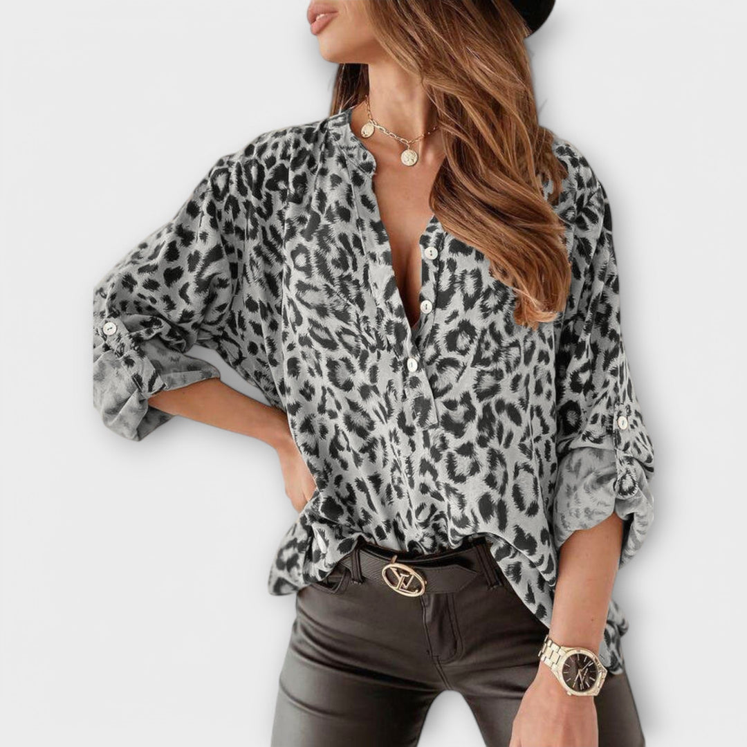 Sophie | Leopard Print Blouse