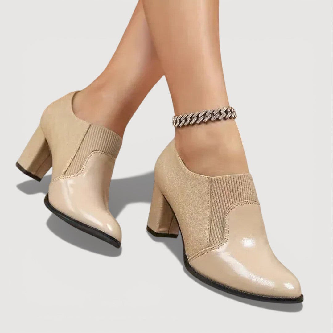 Crisilyn | Vintage Block Heel Boots