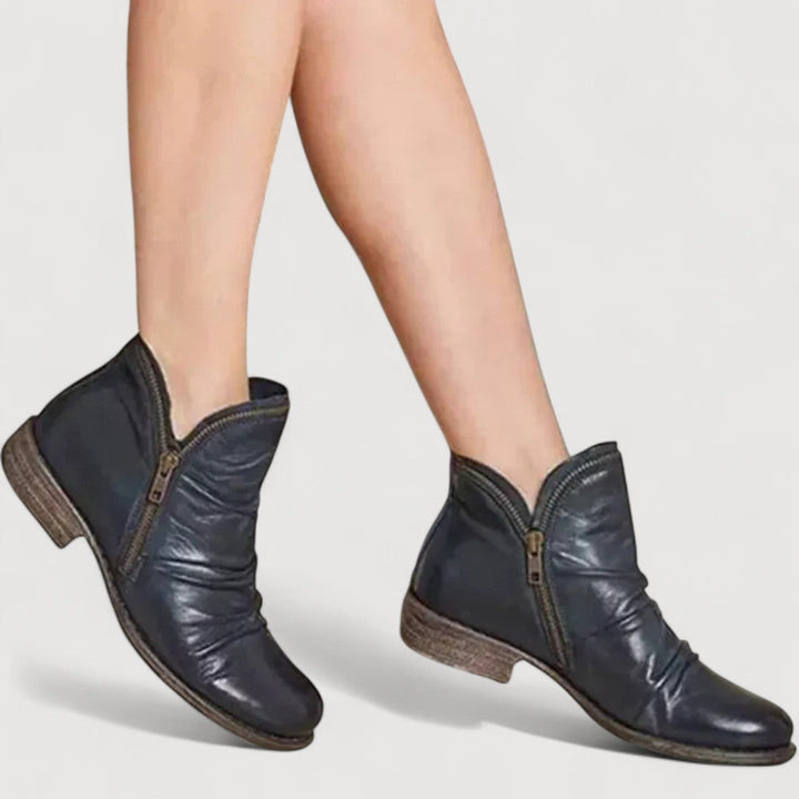 Lianella | Zip Ankle Boots