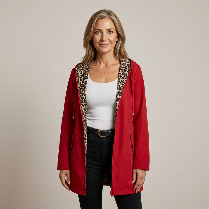 Sophia | Reversible Leopard Coat