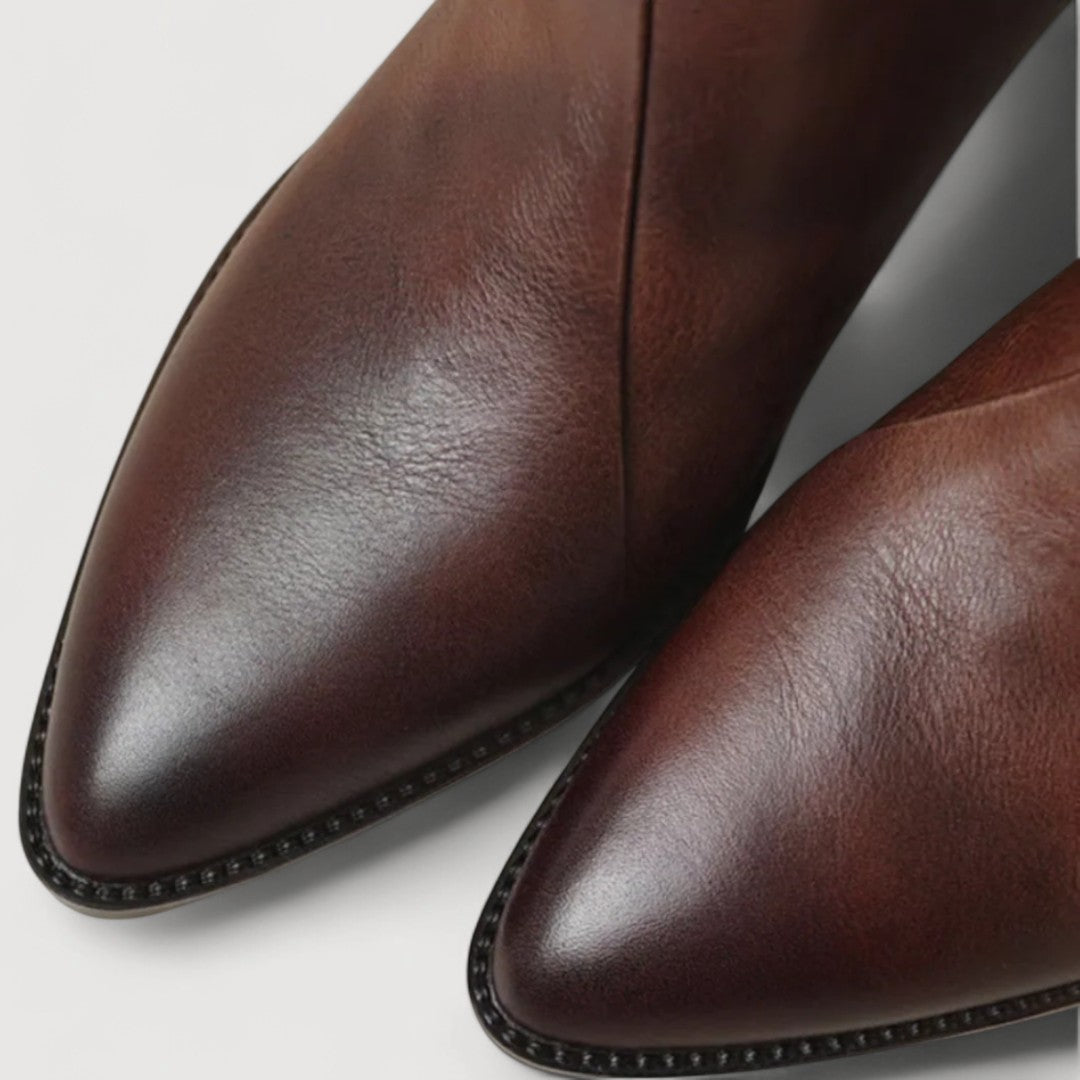 Anita | Luxe Low Heel Boots