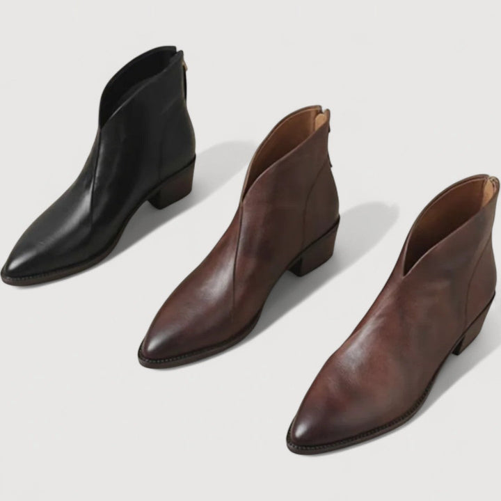 Anita | Luxe Low Heel Boots