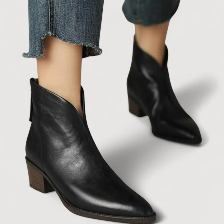 Anita | Luxe Low Heel Boots
