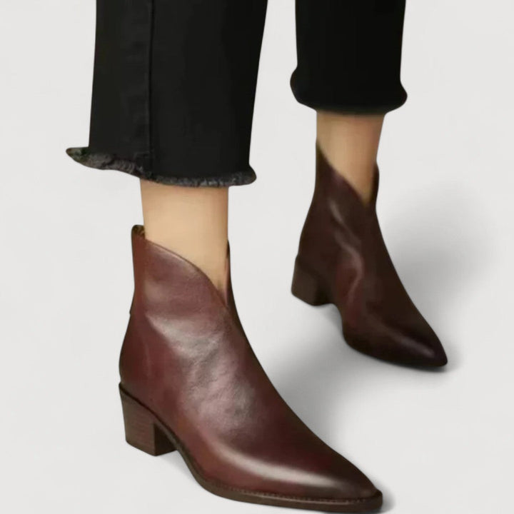 Anita | Luxe Low Heel Boots