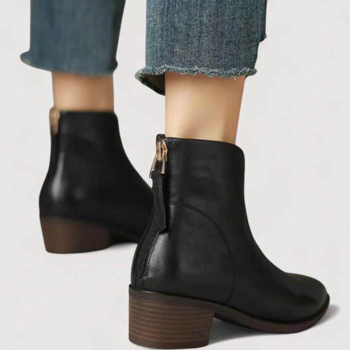 Anita | Luxe Low Heel Boots