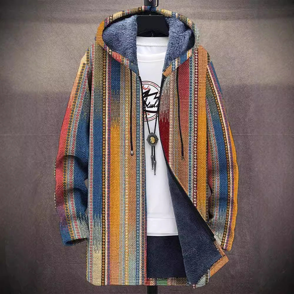 Nahla – Wave-Inspired Artistic Scarf Jacket
